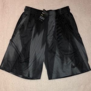 NWT MENS BLACK & GRAY DRI-FIT NIKE SHORTS